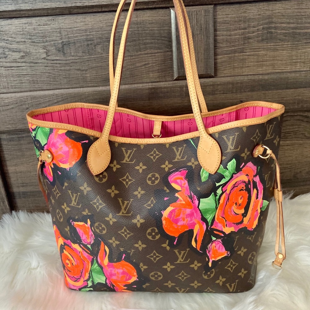 Louis Vuitton Neverfull Roses
